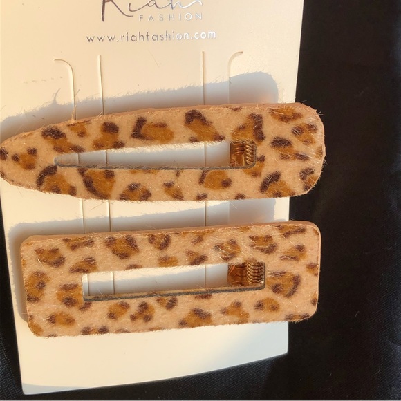 Riah Fashion Accessories - Riah Fashion Hair Clips - animal print
